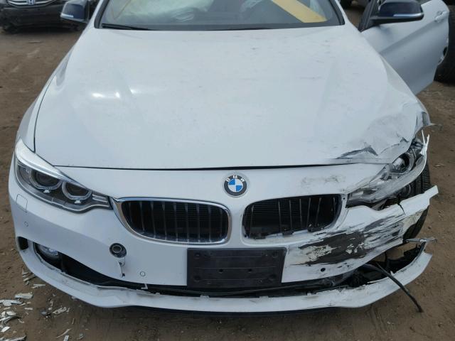 WBA3R5C59EK188100 - 2014 BMW 435 XI WHITE photo 7