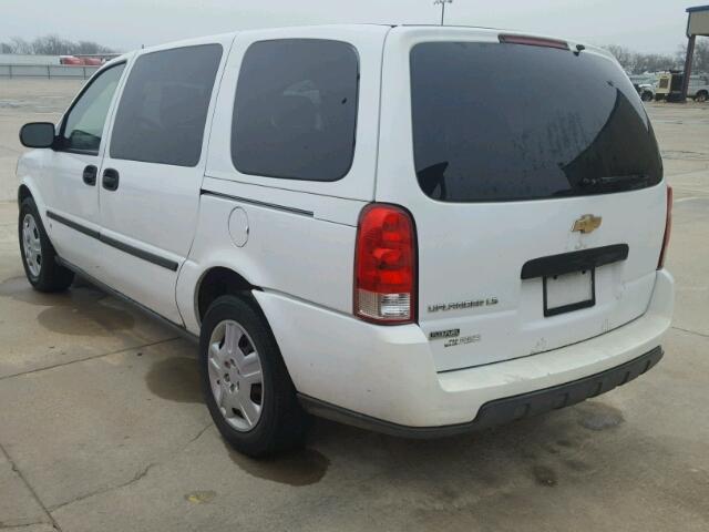 1GNDV23W47D138455 - 2007 CHEVROLET UPLANDER L WHITE photo 3