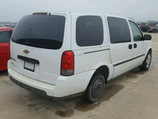 1GNDV23W47D138455 - 2007 CHEVROLET UPLANDER L WHITE photo 4