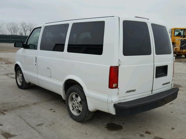 1GNDM19X43B123974 - 2003 CHEVROLET ASTRO WHITE photo 3