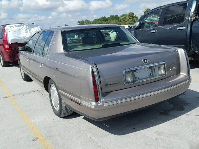 1G6KD52Y9VU211973 - 1997 CADILLAC DEVILLE GRAY photo 3