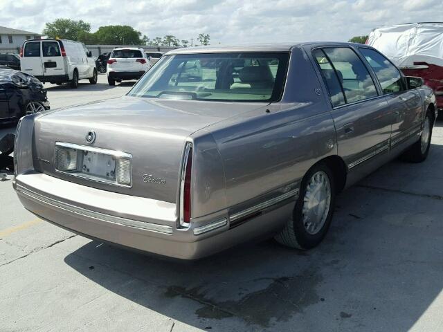 1G6KD52Y9VU211973 - 1997 CADILLAC DEVILLE GRAY photo 4