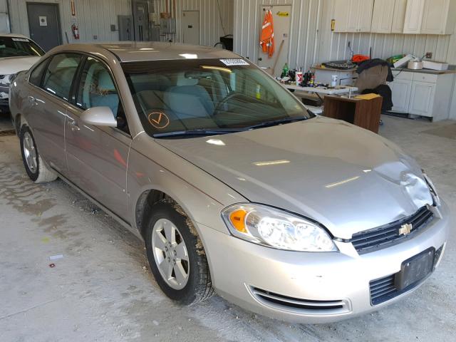 2G1WT58K079286705 - 2007 CHEVROLET IMPALA LT SILVER photo 1