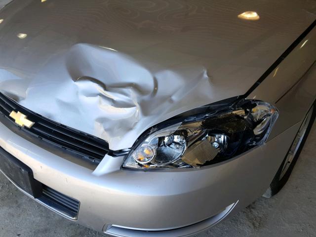 2G1WT58K079286705 - 2007 CHEVROLET IMPALA LT SILVER photo 9