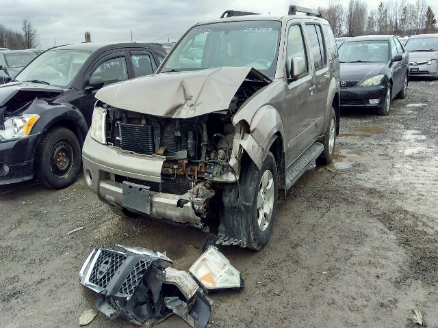 5N1AR18W67C610840 - 2007 NISSAN PATHFINDER BROWN photo 2