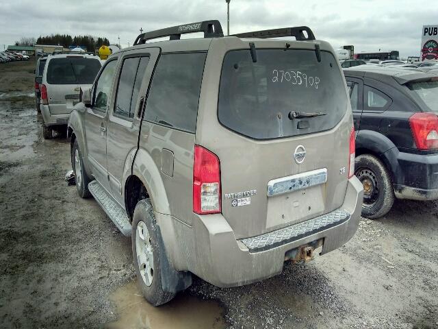 5N1AR18W67C610840 - 2007 NISSAN PATHFINDER BROWN photo 3