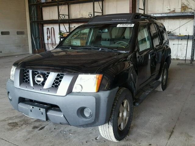 5N1AN08W46C510966 - 2006 NISSAN XTERRA OFF BLACK photo 2