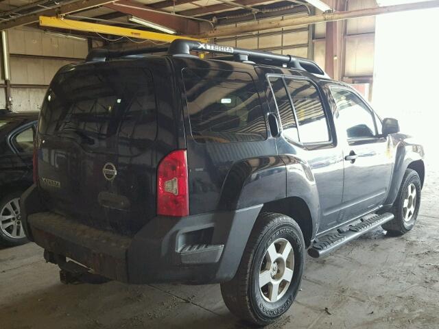 5N1AN08W46C510966 - 2006 NISSAN XTERRA OFF BLACK photo 4