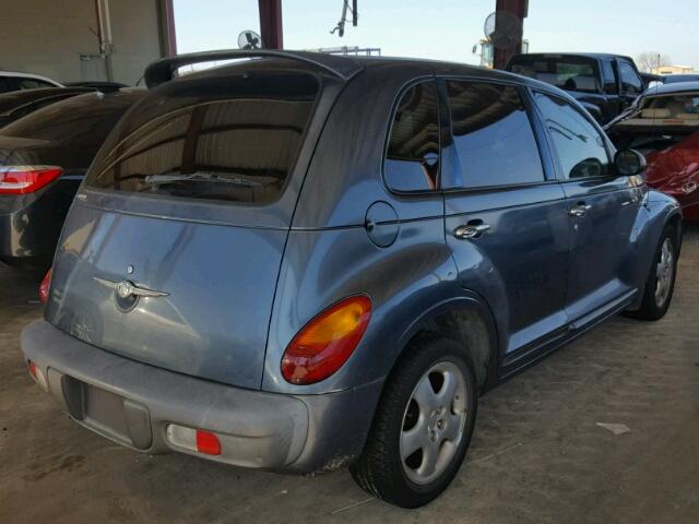 3C8FY68B32T237291 - 2002 CHRYSLER PT CRUISER BLUE photo 4