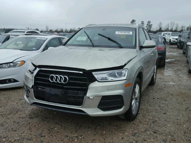 WA1BCCFS2HR003879 - 2017 AUDI Q3 PREMIUM GRAY photo 2