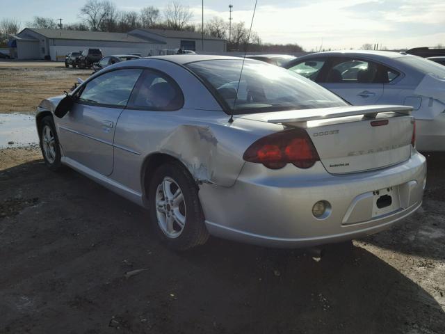 4B3AG42G84E031488 - 2004 DODGE STRATUS SX SILVER photo 3