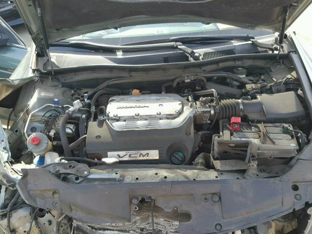 1HGCP36849A025208 - 2009 HONDA ACCORD EXL GREEN photo 7