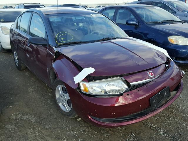 1G8AG52F23Z116292 - 2003 SATURN ION LEVEL BURGUNDY photo 1