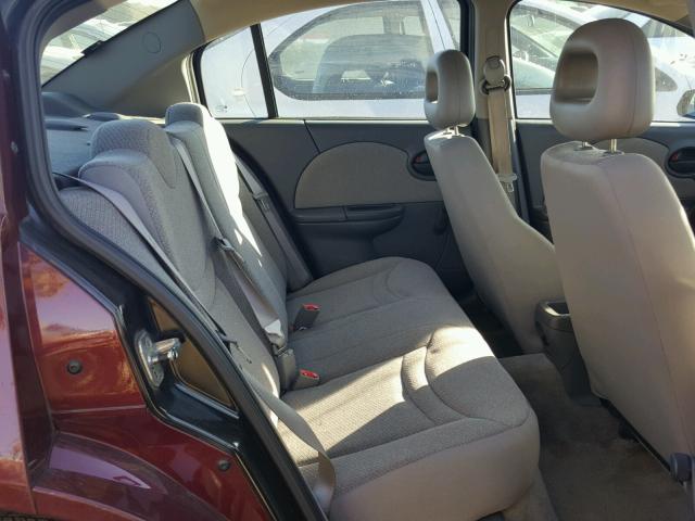 1G8AG52F23Z116292 - 2003 SATURN ION LEVEL 勃艮第红 照片 6