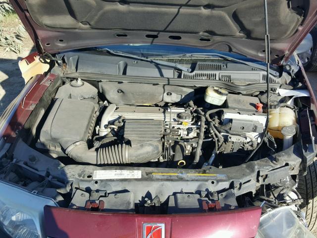 1G8AG52F23Z116292 - 2003 SATURN ION LEVEL 勃艮第红 照片 7