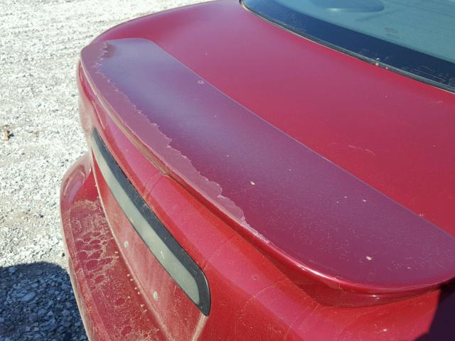 2G2WP522741287076 - 2004 PONTIAC GRAND PRIX RED photo 9