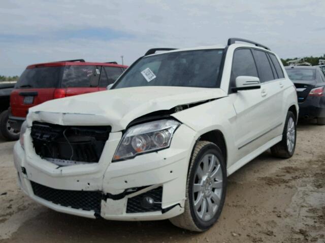 WDCGG5GB1CF767236 - 2012 MERCEDES-BENZ GLK 350 WHITE photo 2