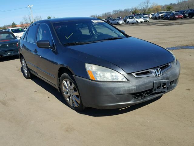 1HGCM56334A048917 - 2004 HONDA ACCORD LX BLUE photo 1