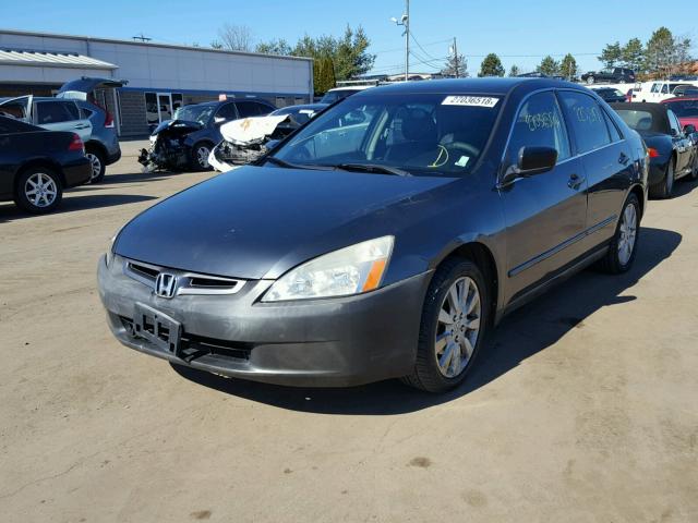 1HGCM56334A048917 - 2004 HONDA ACCORD LX BLUE photo 2