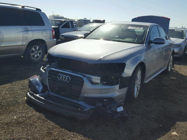 WAUBFAFL6GN003798 - 2016 AUDI A4 PREMIUM GRAY photo 2