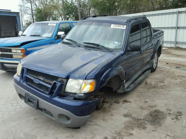 1FMZU67K24UA62371 - 2004 FORD EXPLORER S BLUE photo 2