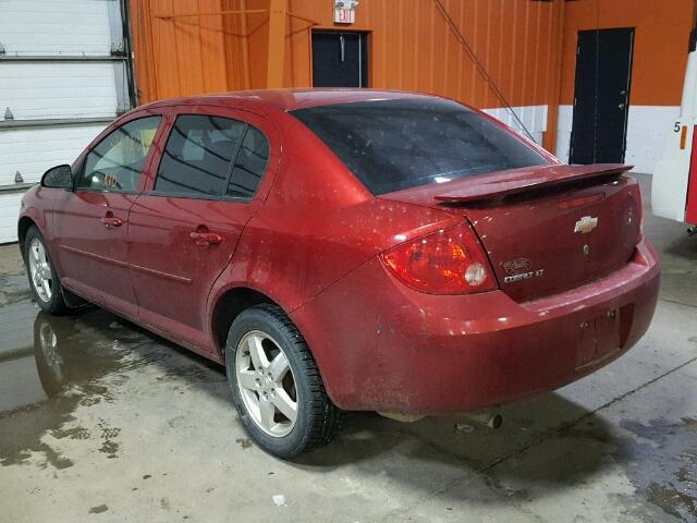 1G1AD5F56A7126180 - 2010 CHEVROLET COBALT 1LT BURGUNDY photo 3