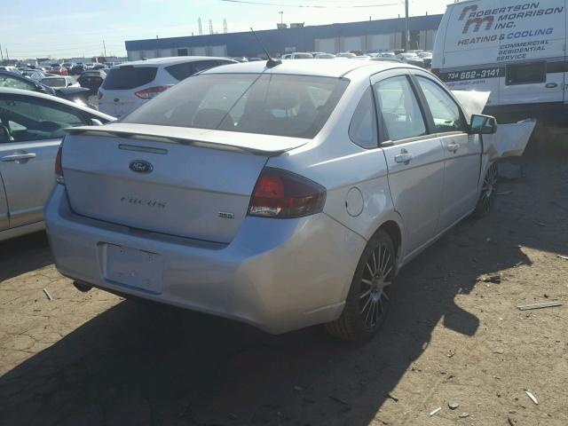 1FAHP3GN3BW177780 - 2011 FORD FOCUS SES SILVER photo 4