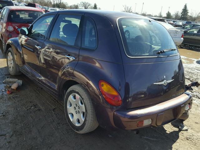 3C4FY48B15T525479 - 2005 CHRYSLER PT CRUISER PURPLE photo 3