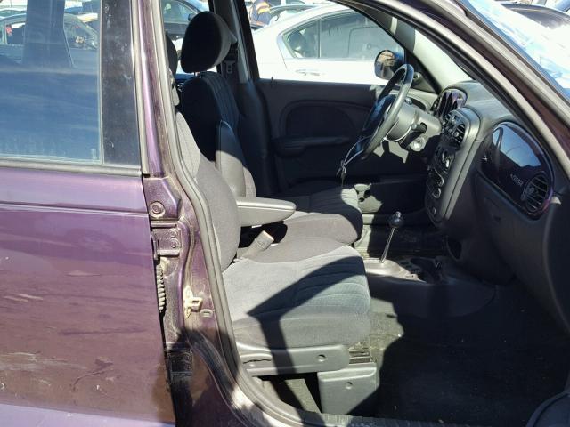 3C4FY48B15T525479 - 2005 CHRYSLER PT CRUISER PURPLE photo 5