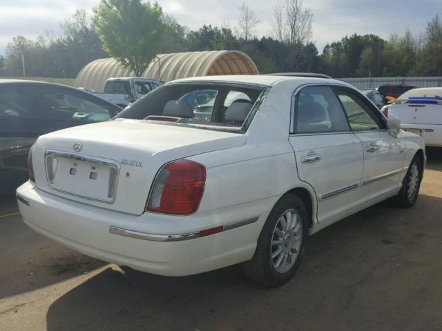 KMHFU45E45A416544 - 2005 HYUNDAI XG 350 WHITE photo 4