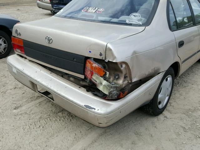 JT2AE09B0R0066712 - 1994 TOYOTA COROLLA LE TAN photo 9