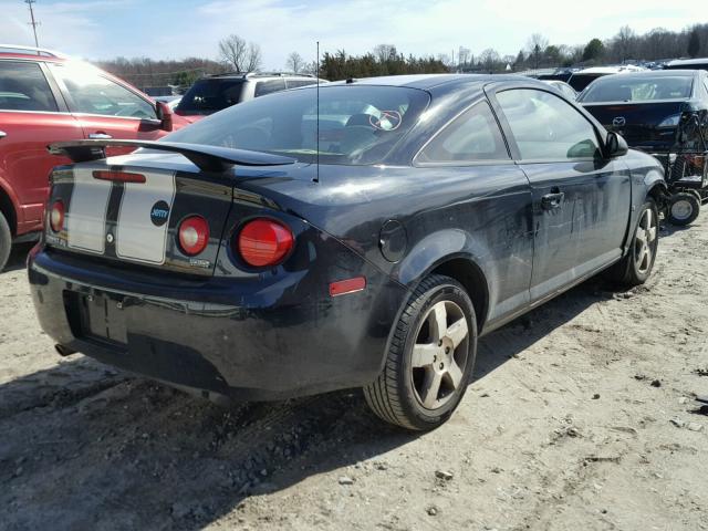 1G1AL18F187147918 - 2008 CHEVROLET COBALT LT BLACK photo 4