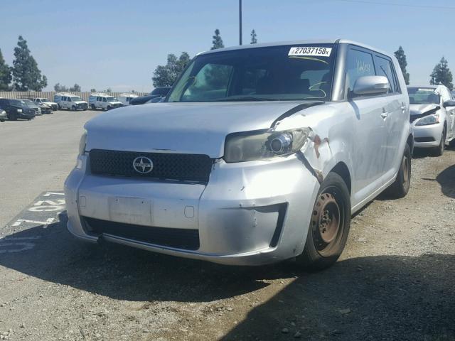 JTLKE50EX81035481 - 2008 TOYOTA SCION XB SILVER photo 2