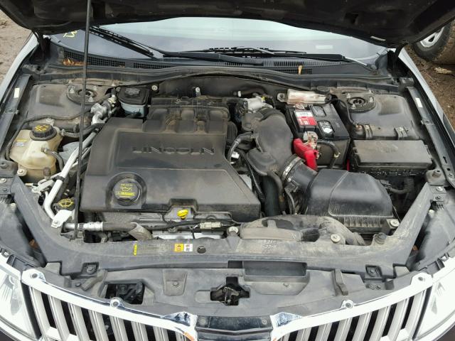 3LNHL2JC9CR802786 - 2012 LINCOLN MKZ BLACK photo 7