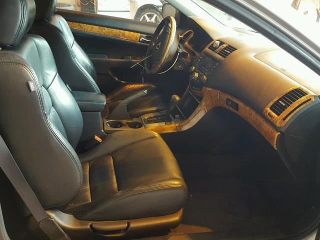 1HGCM82615A006393 - 2005 HONDA ACCORD EX SILVER photo 5