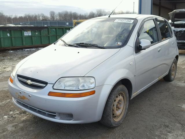 KL1TD66688B026031 - 2008 CHEVROLET AVEO BASE فضي صورة 2