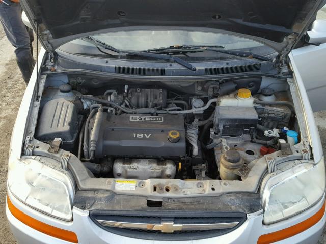 KL1TD66688B026031 - 2008 CHEVROLET AVEO BASE فضي صورة 7