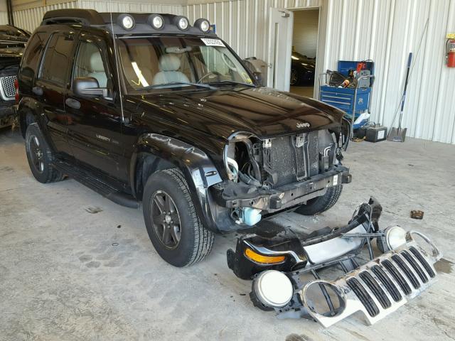 1J8GL38K93W547422 - 2003 JEEP LIBERTY RE BLACK photo 1