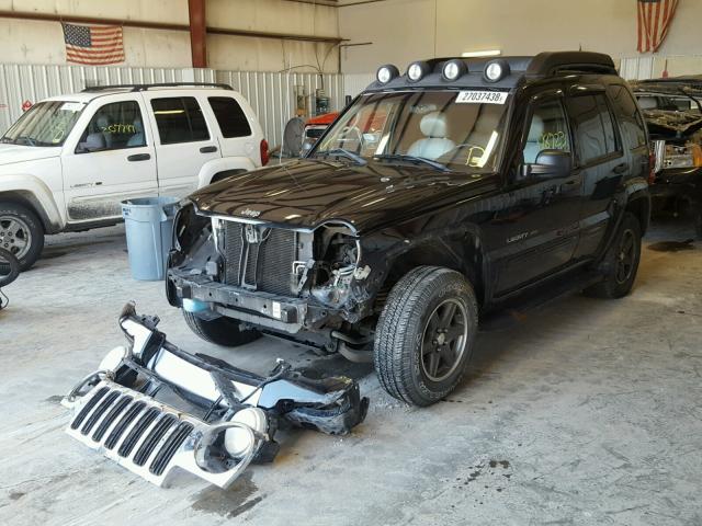 1J8GL38K93W547422 - 2003 JEEP LIBERTY RE 黑色 照片 2