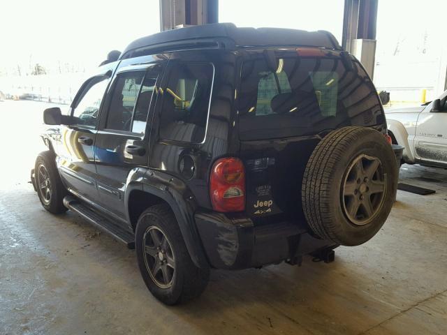 1J8GL38K93W547422 - 2003 JEEP LIBERTY RE BLACK photo 3