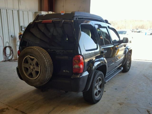 1J8GL38K93W547422 - 2003 JEEP LIBERTY RE BLACK photo 4