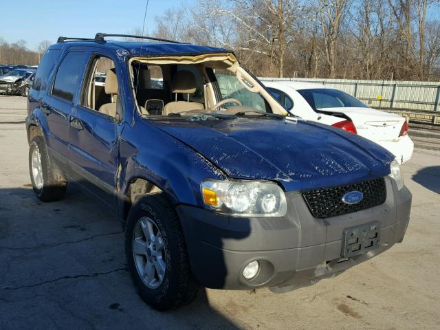 1FMYU93147KA19144 - 2007 FORD ESCAPE XLT BLUE photo 1