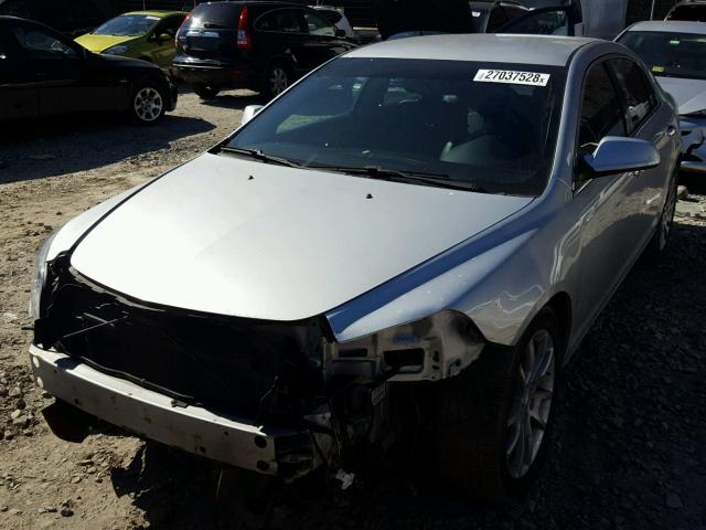 1G1ZE5E10BF366198 - 2011 CHEVROLET MALIBU LTZ SILVER photo 2