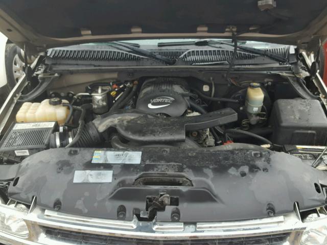 3GNEC16Z12G262852 - 2002 CHEVROLET SUBURBAN C GRAY photo 7