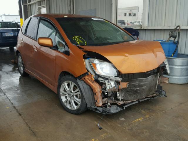 JHMGE88499S066388 - 2009 HONDA FIT SPORT ORANGE photo 1