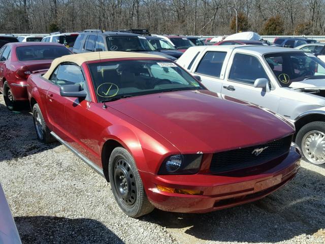 1ZVFT84N075284892 - 2007 FORD MUSTANG RED photo 1