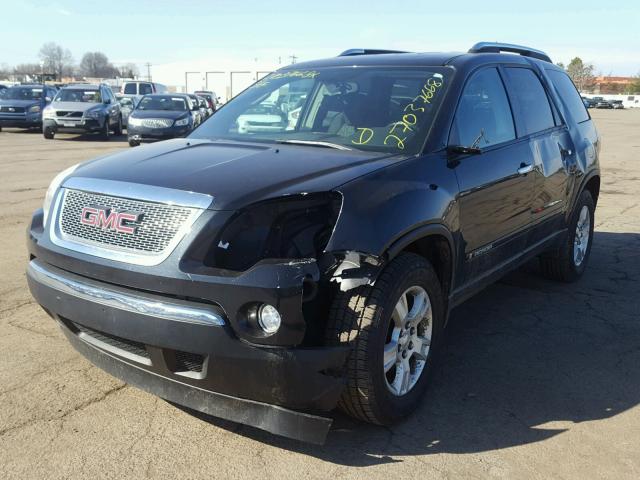 1GKEV13788J304726 - 2008 GMC ACADIA SLE BLACK photo 2