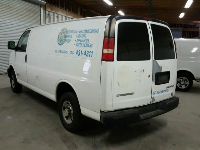 1GCGG25V141212206 - 2004 CHEVROLET EXPRESS G2 WHITE photo 3