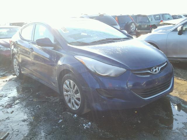 5NPDH4AE0BH018239 - 2011 HYUNDAI ELANTRA GL BLUE photo 1