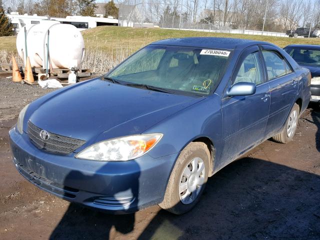 4T1BE32K54U833037 - 2004 TOYOTA CAMRY LE BLUE photo 2